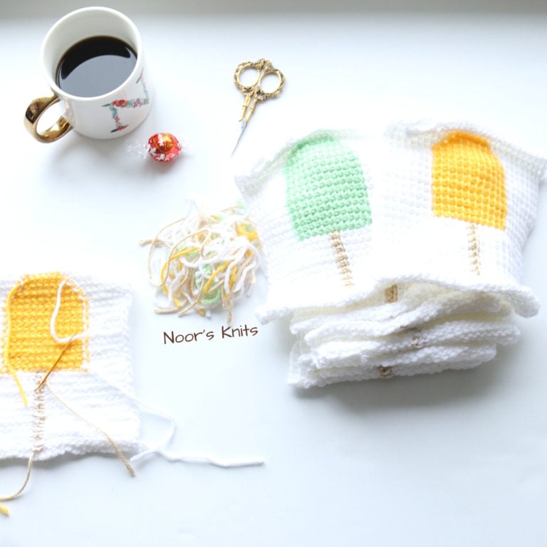 Crochet Process – Creamsicle Crochet Baby Blanket