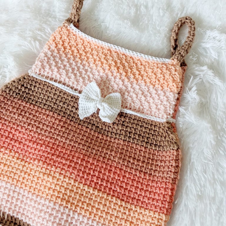 Crochet Dress for Babies- Tunisian Pixie Dress