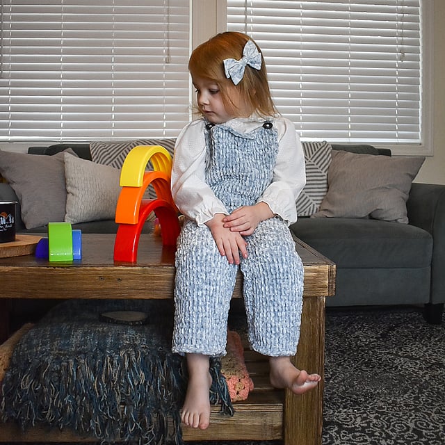 Crochet Baby Romper Pattern- Tunisian Tinsel Romper