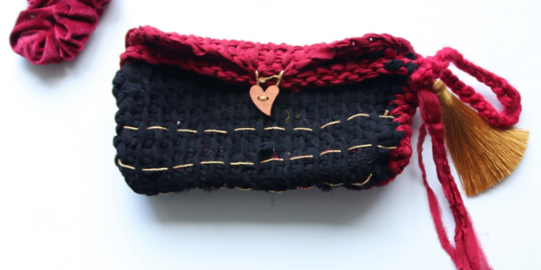 Crochet Purse Pattern – Tunisian Boho Clutch