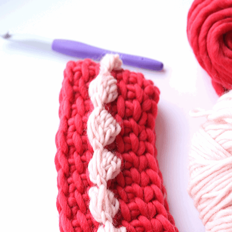 Easy Tunisian Crochet Pattern – Bobblelicious Ear Warmer
