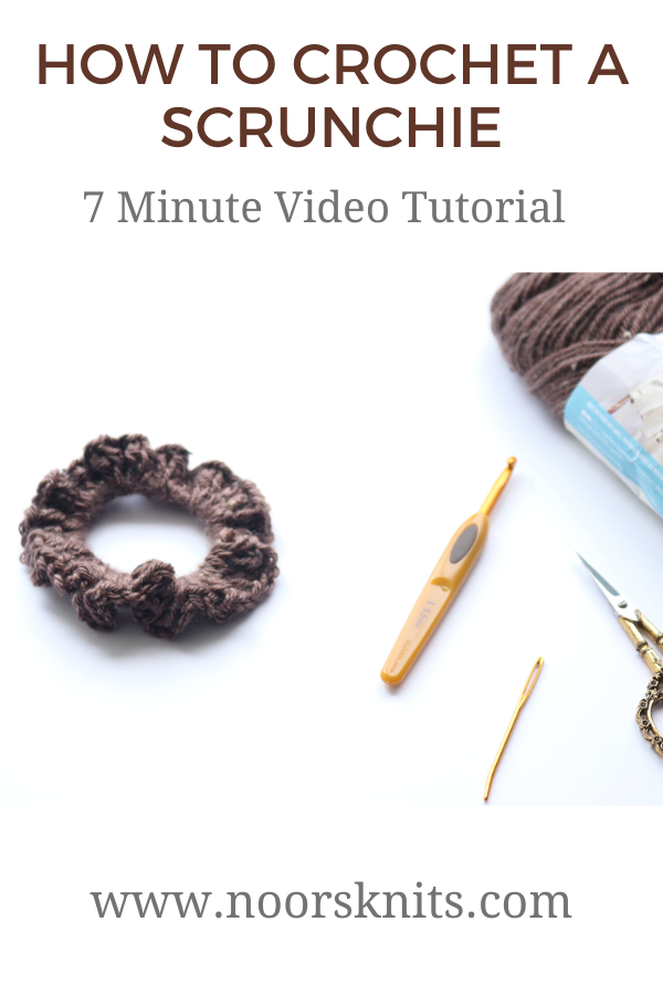 Crochet Scrunchie Pattern – Free with Full Video Tutorial