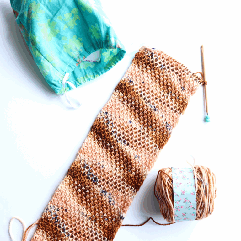 Tunisian Crochet Scarf Free Pattern- Tunisian Giving Scarf