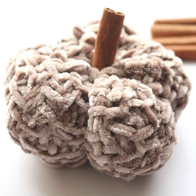 Free Tunisian Crochet Pattern – Chunky Tunisian Pumpkin