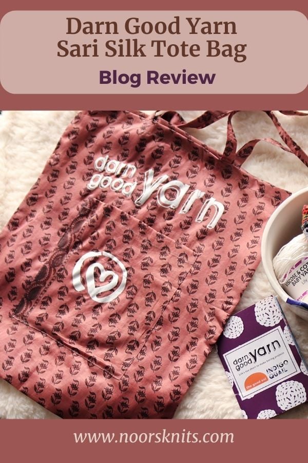 Yarn Project Bag Review Darn Good Yarn Sari Silk Tote