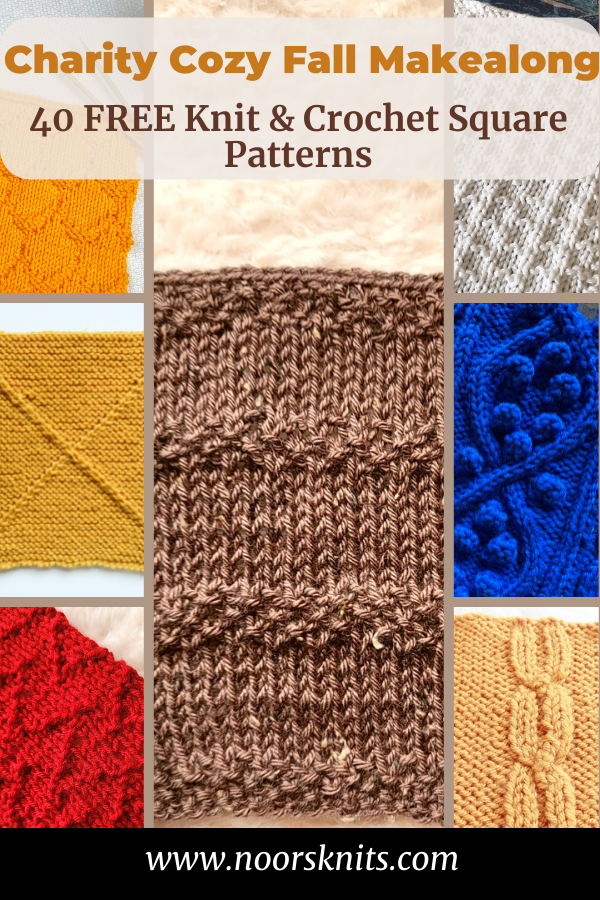 Crochet for Charity and Knit for Charity Cozy Fall MakeAlong