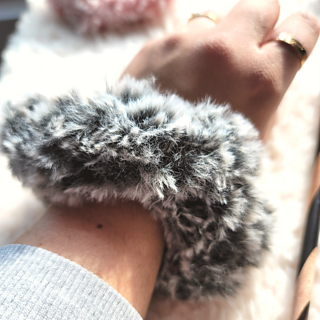 Free scrunchie crochet pattern Tunisian Furtastic Scrunchie