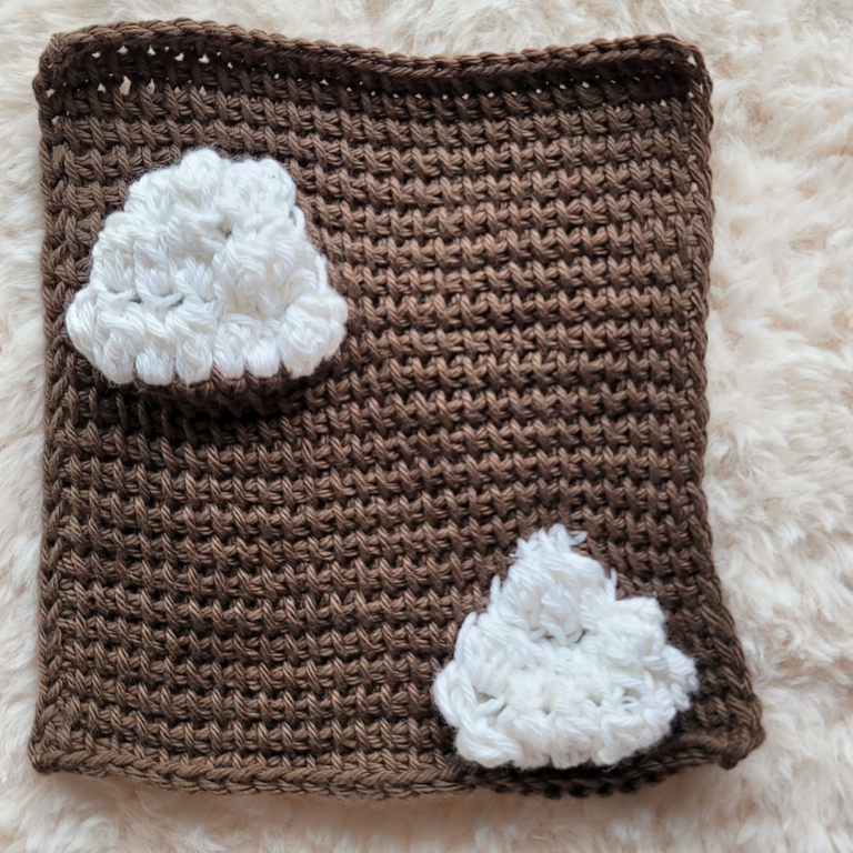 Crochet Cloud Square Pattern Free Wild One TCAL