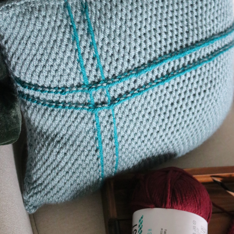 Tunisian crochet pillow patterns Cozy Zen Pillow