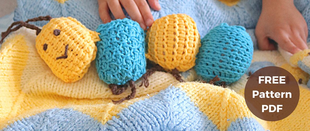 Easy Crochet Animal Patterns for Beginners – Caterpillar