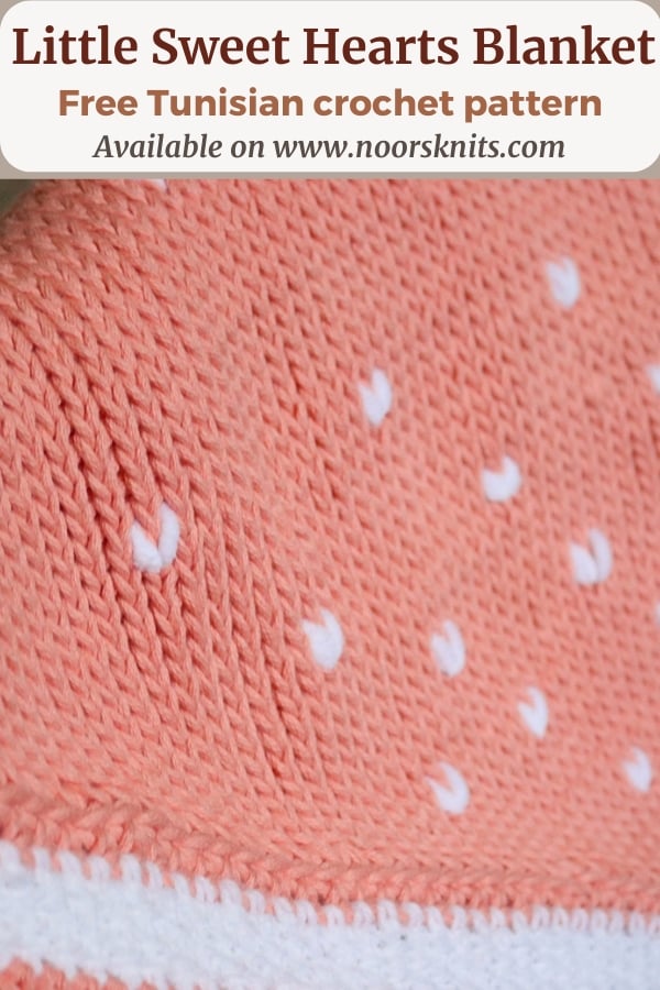 Check out this newborn crochet blanket, a perfect knit like crochet baby blanket to practice the basic Tunisian crochet stitches.