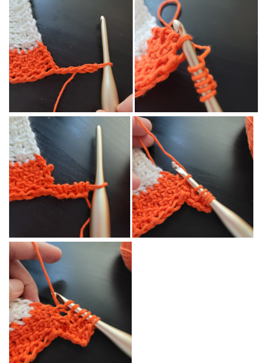 Check out this newborn crochet blanket, a perfect knit like crochet baby blanket to practice the basic Tunisian crochet stitches.