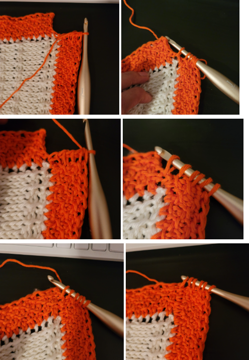 Check out this newborn crochet blanket, a perfect knit like crochet baby blanket to practice the basic Tunisian crochet stitches.