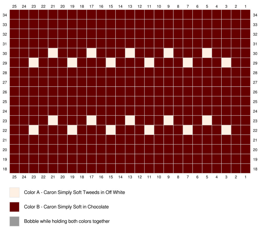 Free crochet afghan patterns featuring the cozy cocoa lapghan with Tunisian crochet stitches and crochet colorwork.