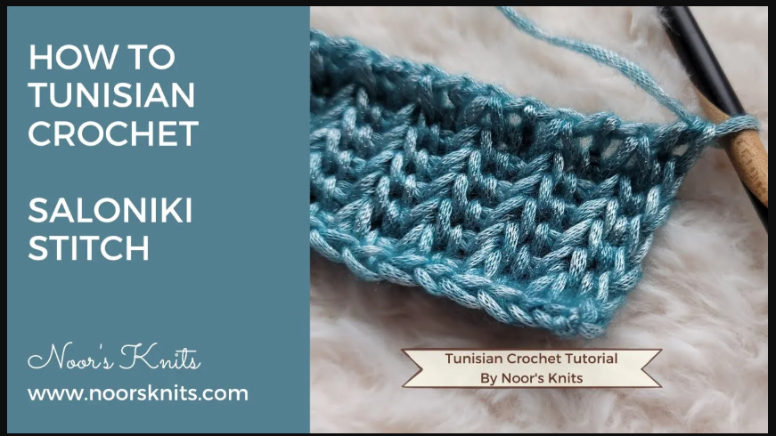 Check out this free fingerless gloves crochet pattern featuring a fun knit-like crochet one row Tunisian crochet stitch pattern.