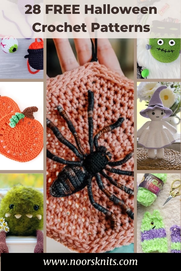 Check out these free Halloween crochet patterns for beginners. Ranging from crochet spiders to crochet ghosts and more spooky cute items!